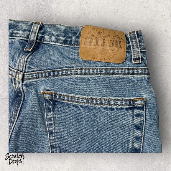 Vintage High-Waisted Blue Denim Jeans Women's Size W31 L29 Classic Retro Style - Picture 3 of 4